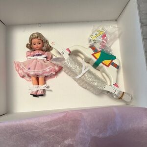 Madame Alexander Doll with Rocking Horse